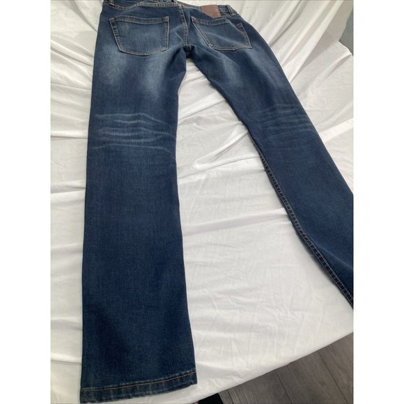 Mens 30 X 32  Urban Heritage Skinny Jeans Used Excellent SEE PICS Blue Denim - Picture 7 of 8
